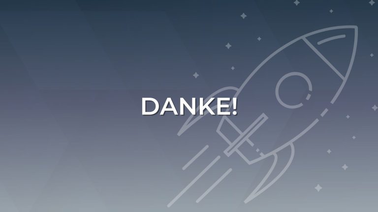 webseite danke anfrage