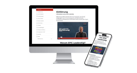 Bild mit Visualisierung von Leadership Modul